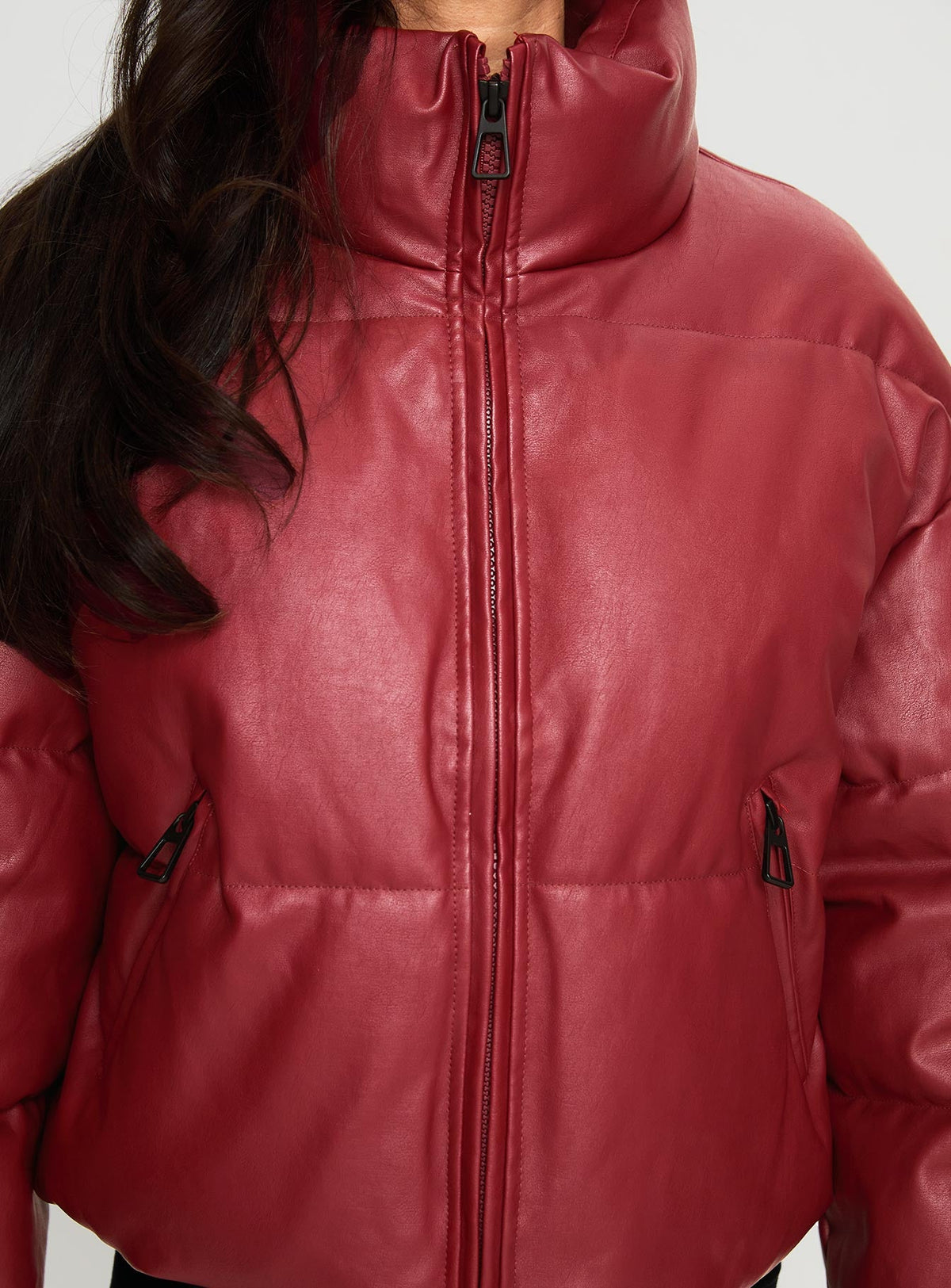 Chaqueta acolchada Myler color burdeos