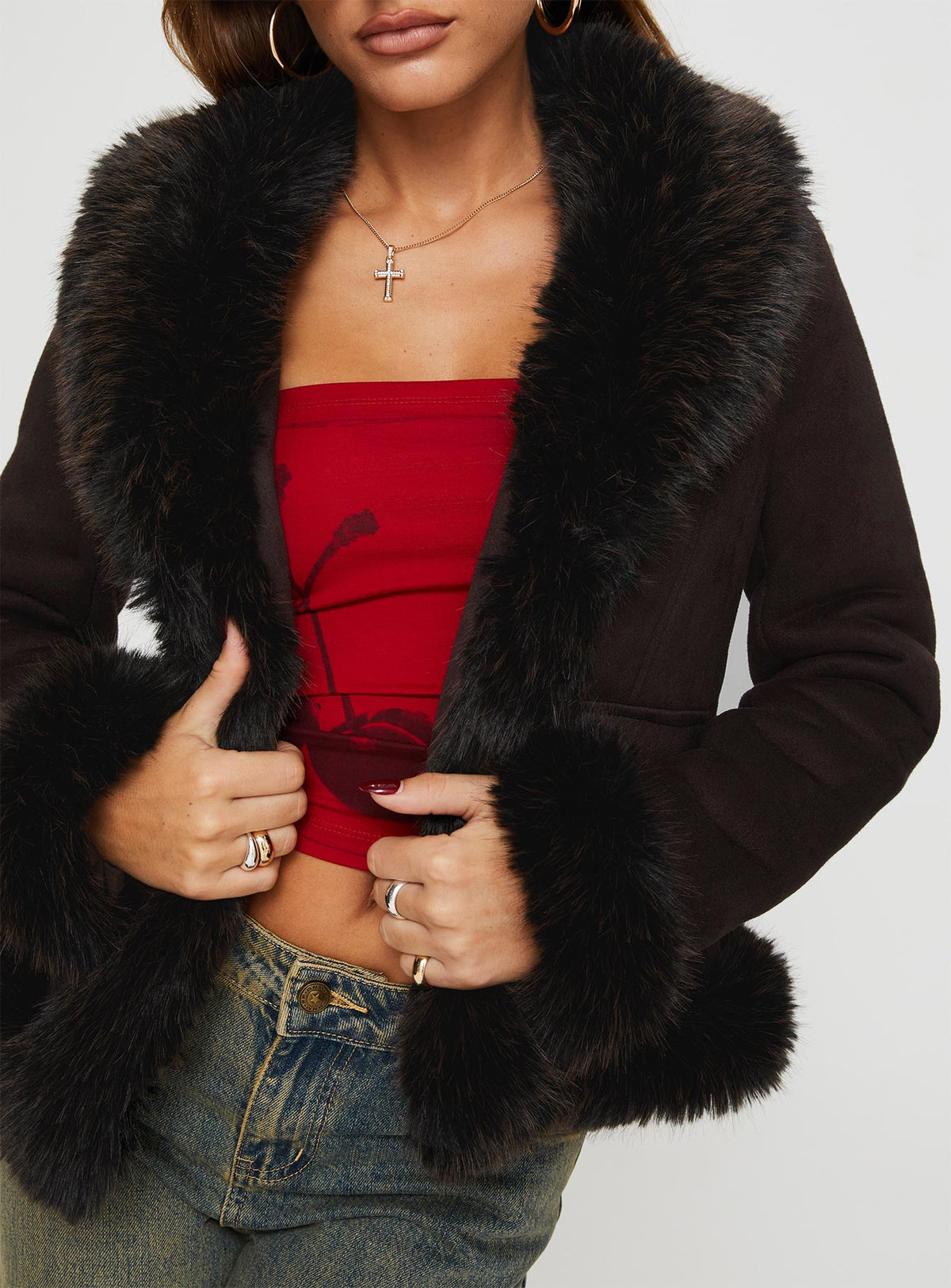 Chaqueta Graciel Penny Lane color chocolate