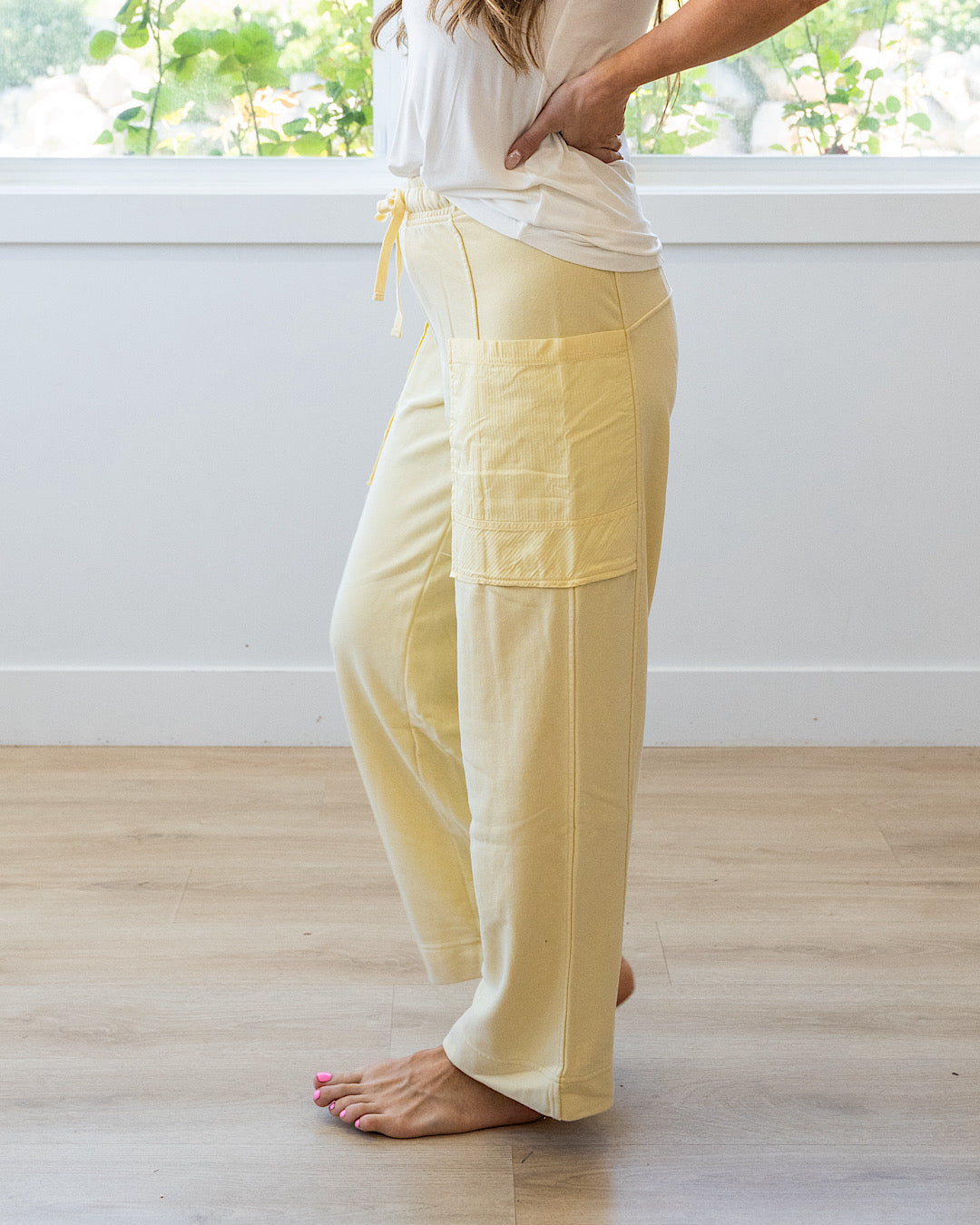 Pantalones cómodos de felpa Rae Mode - Lemonilla