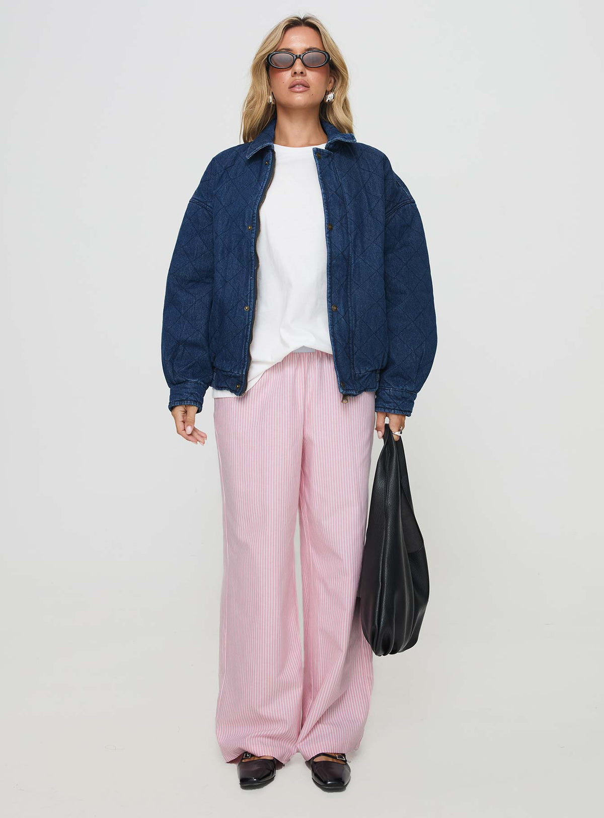 Chaqueta bomber Kenny en denim oscuro