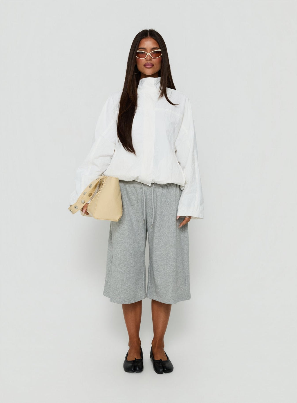 Chaqueta cortavientos Shoreline blanca