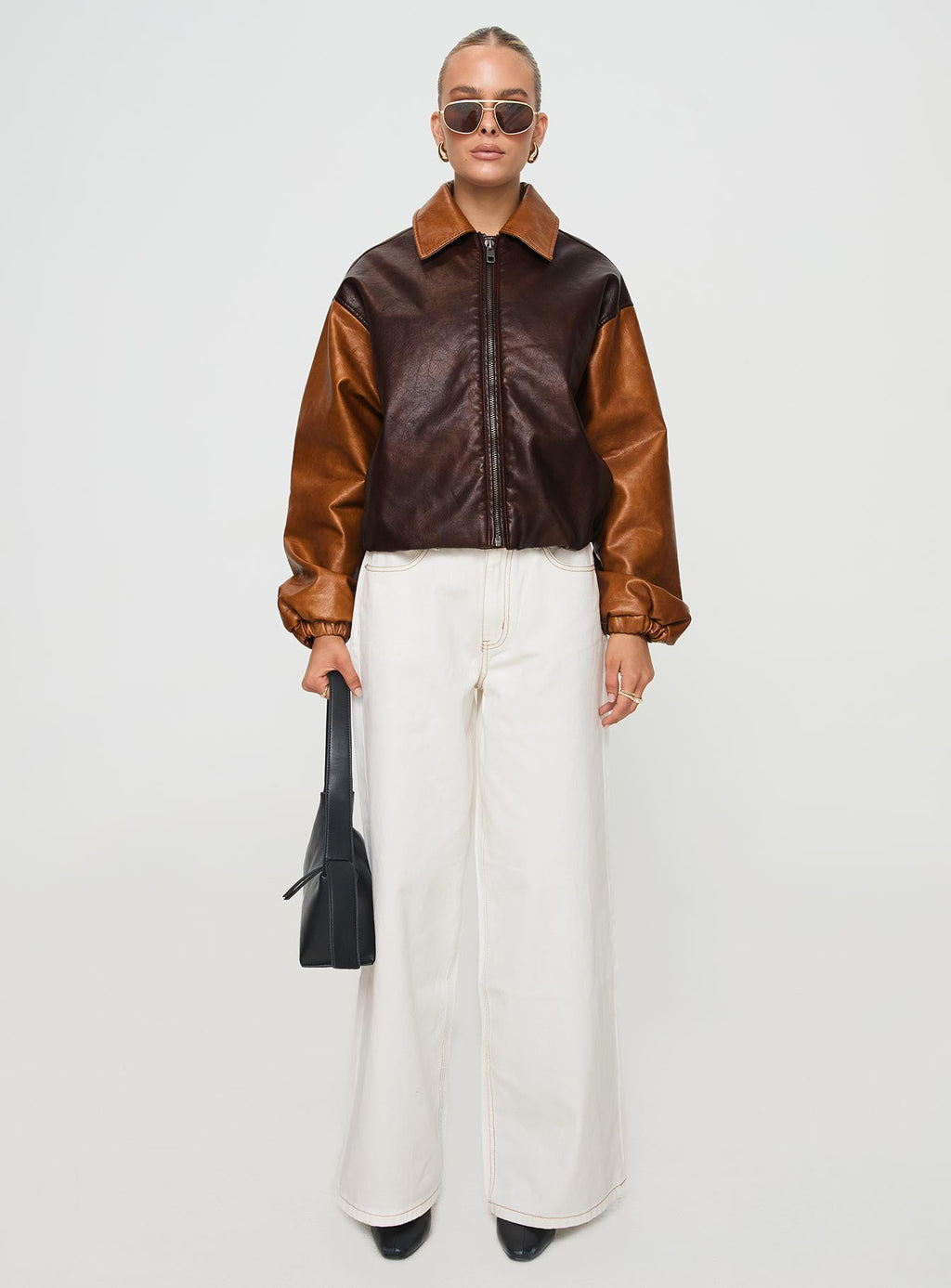 Chaqueta bomber Nirvana color chocolate