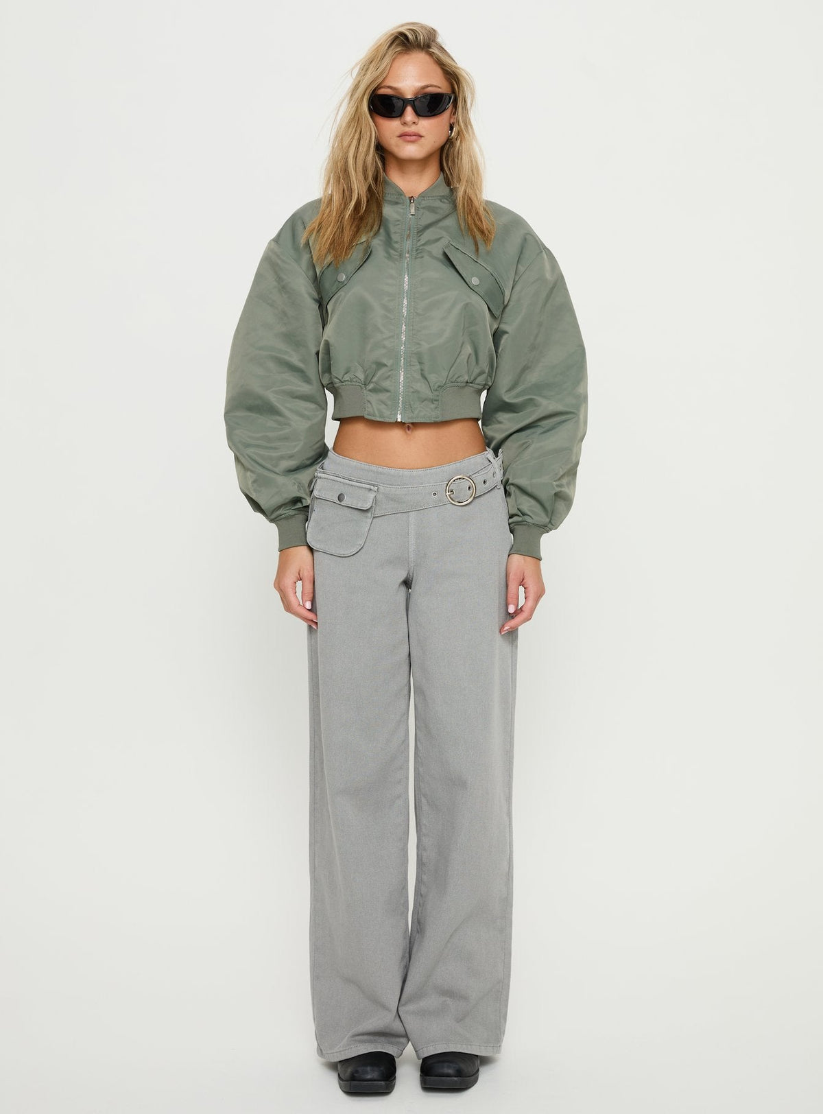 Chaqueta Bomber Thalya Verde