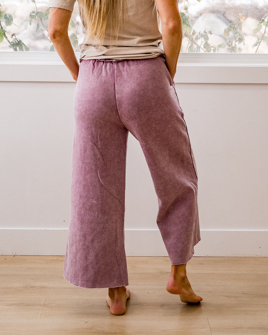 ¡NUEVO! Pantalón corto de pierna ancha y cómodo - Rosa claro