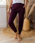 Joggers de yoga - Cassis