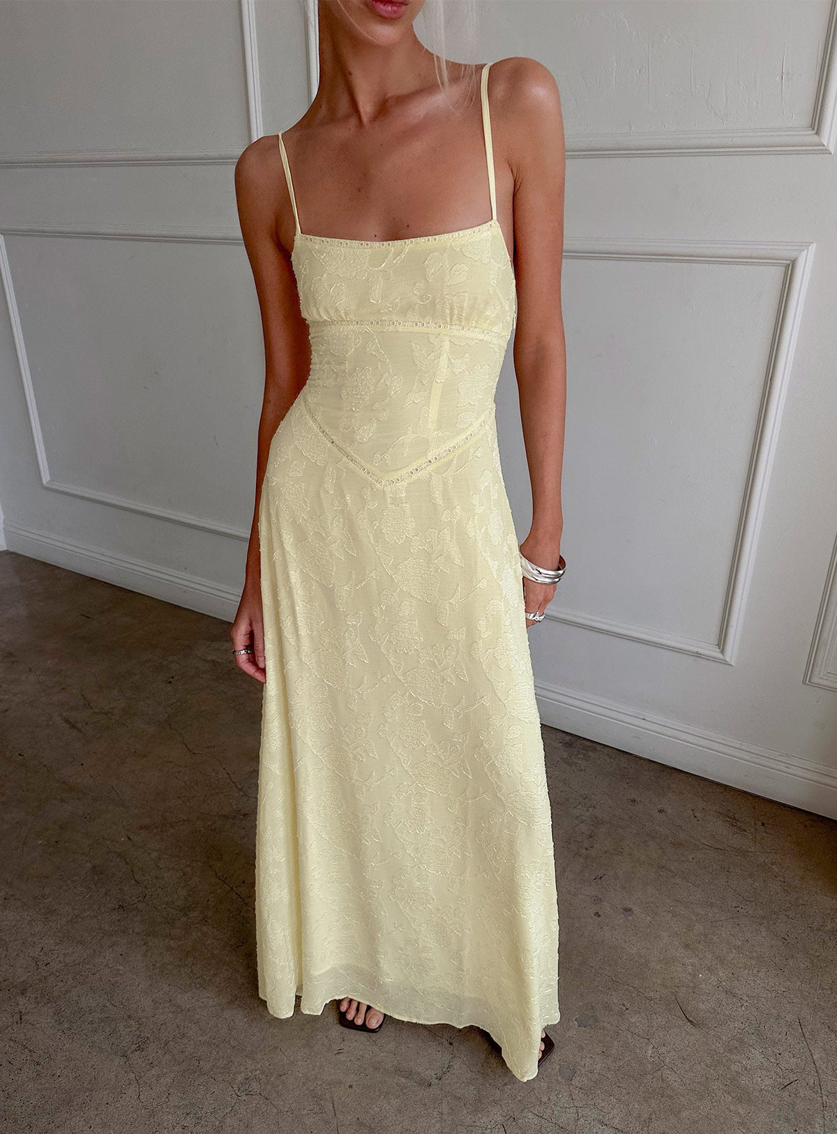 Maxivestido Amarillo del Sur de Francia