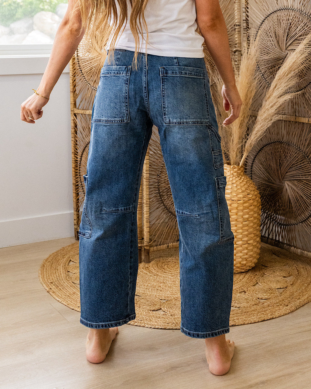 Jeans tipo cargo "All I Know" de KanCan en OFERTA