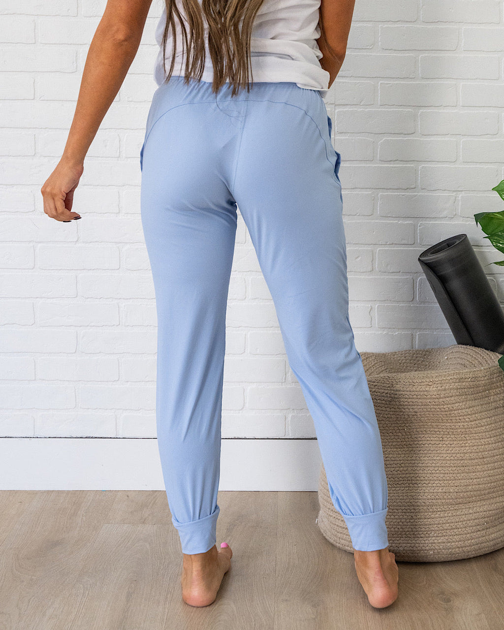 Joggers de Yoga - Azul Pastel