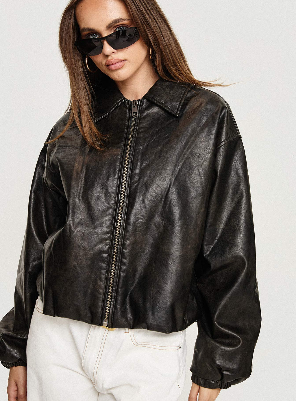Chaqueta tipo bomber Nirvana color ónix