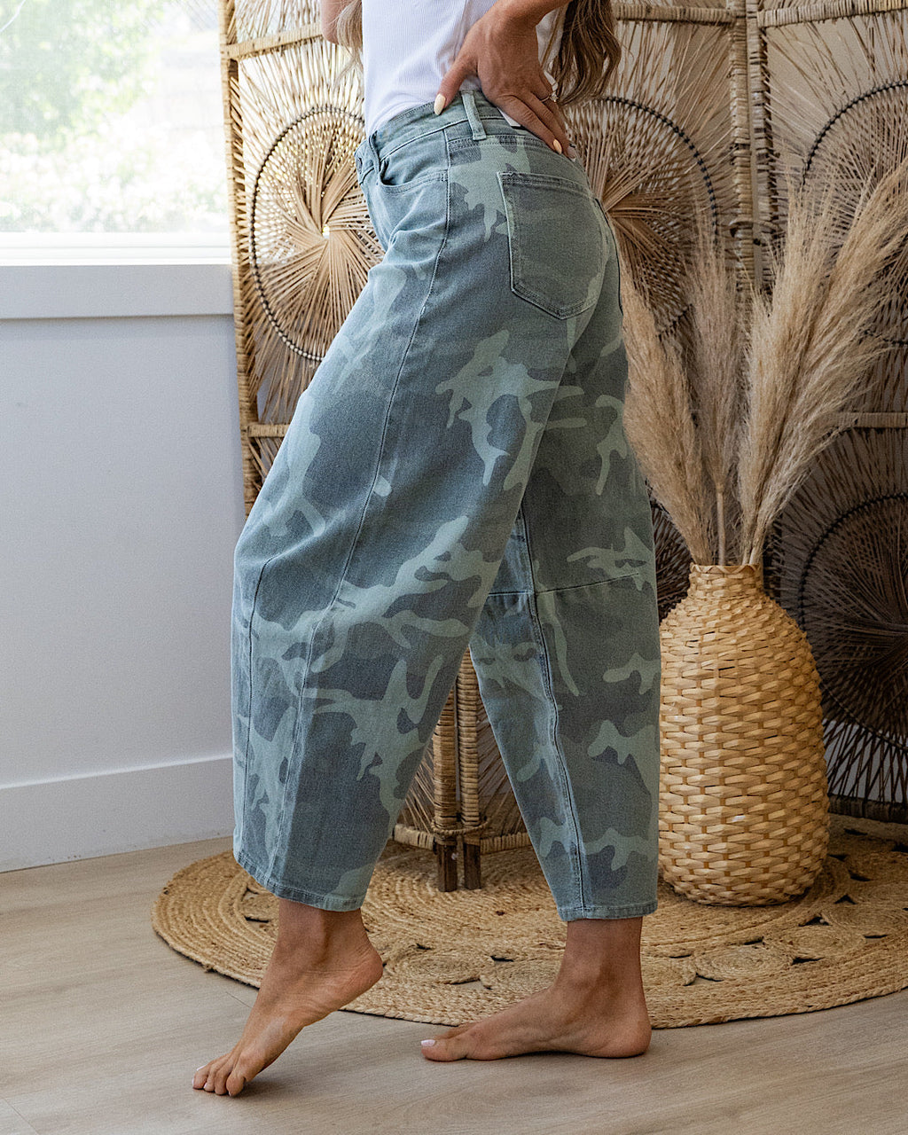 Jeans KanCan Lena Camo Barrel