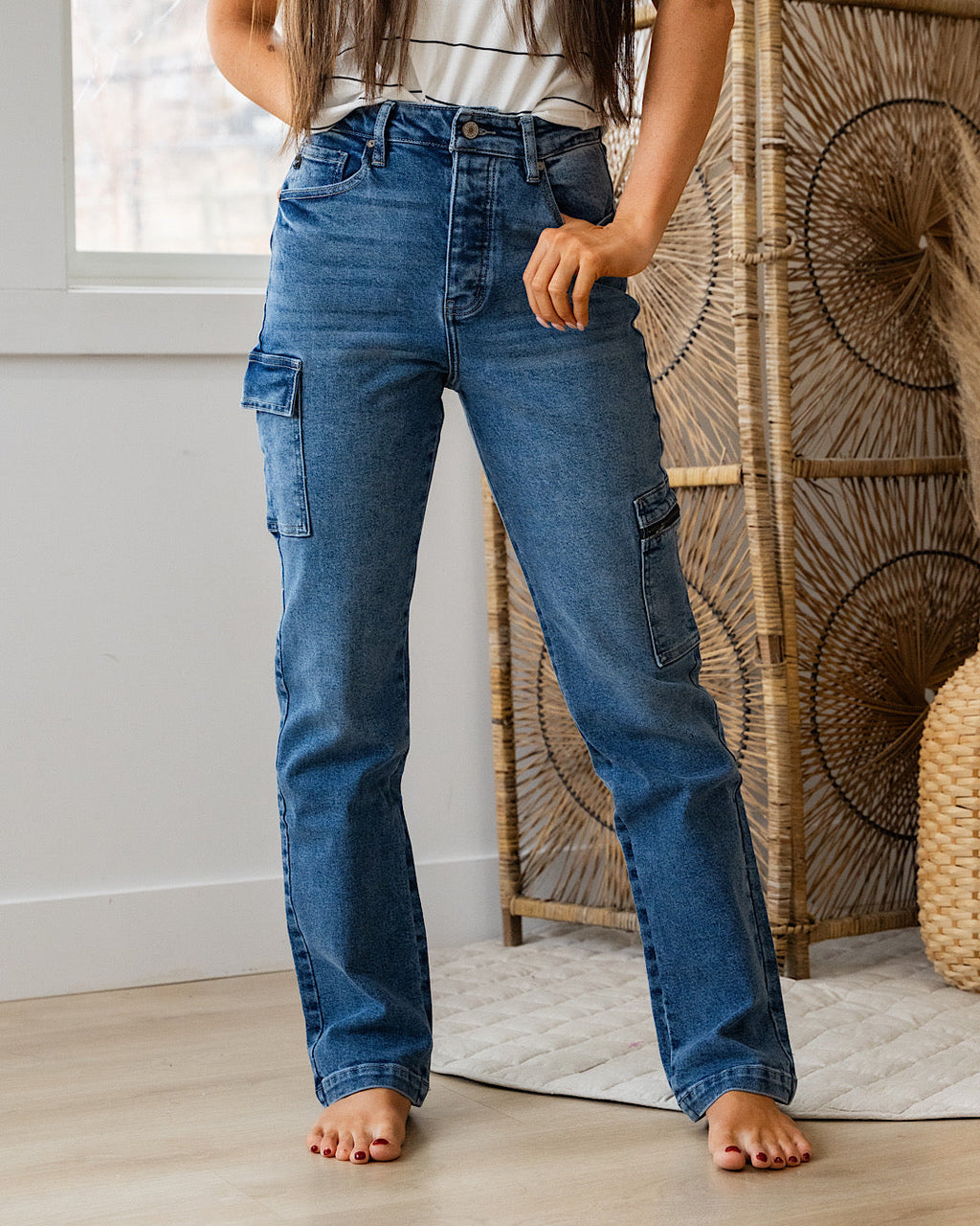 Jeans rectos estilo cargo de los 90 KanCan Turn Things Around VENTA FINAL