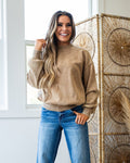 Sudadera Boyfriend - Camello intenso
