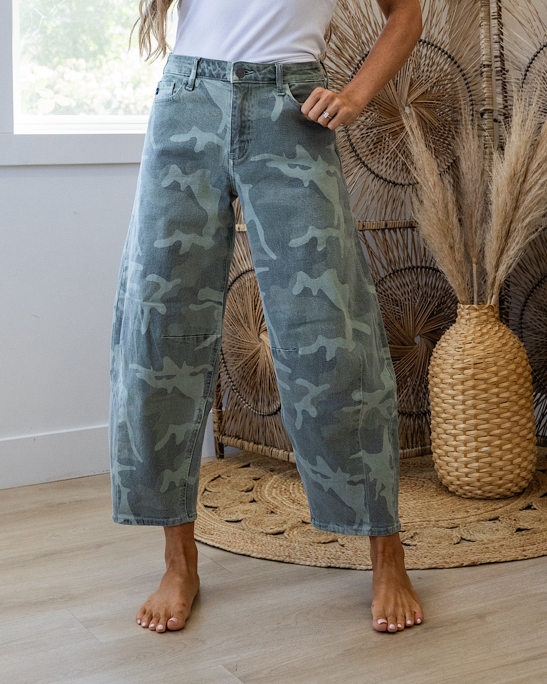 Jeans KanCan Lena Camo Barrel