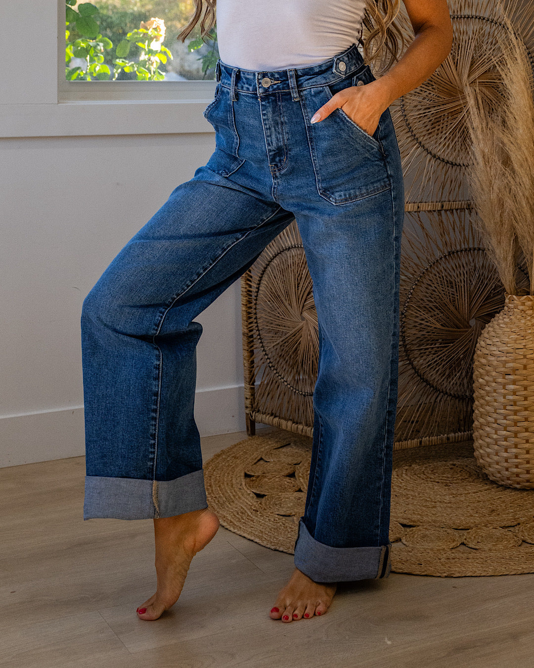 Jeans KanCan Elsie 90's de pierna ancha VENTA FINAL