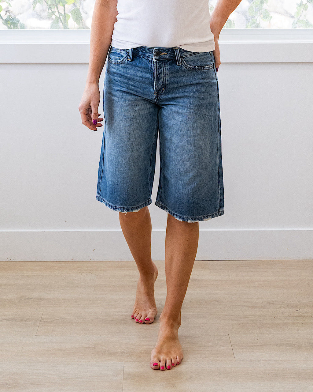 Shorts tipo baggy KanCan Penelope en OFERTA
