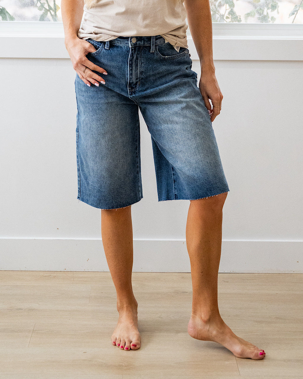 Shorts de mezclilla rígida Magic Junie de Judy Blue EN OFERTA