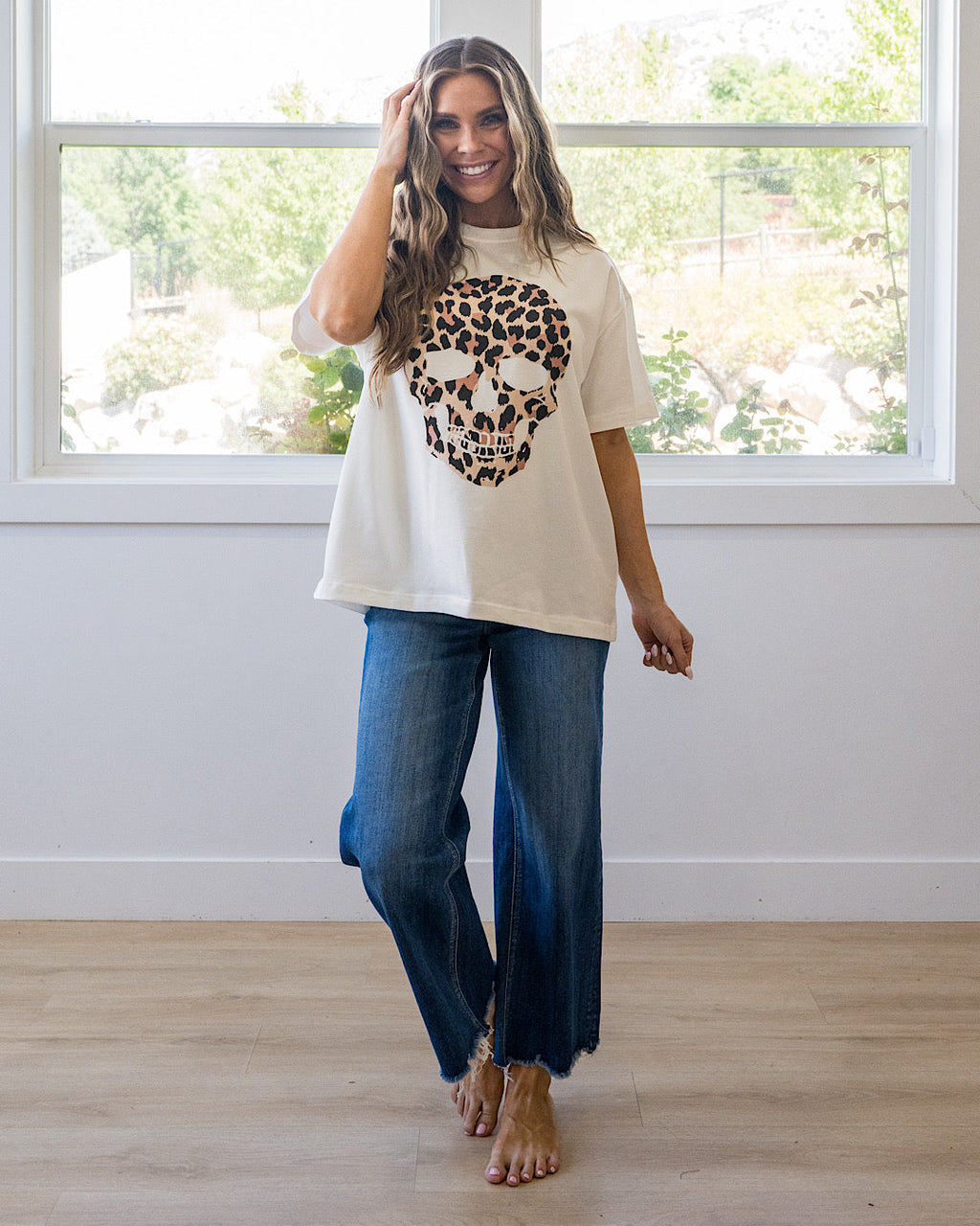 ¡NUEVO! Camiseta Boyfriend Purr-fectly Spooky de Ampersand Ave