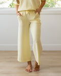 Pantalones anchos de tela scuba Kendall - Lemonilla