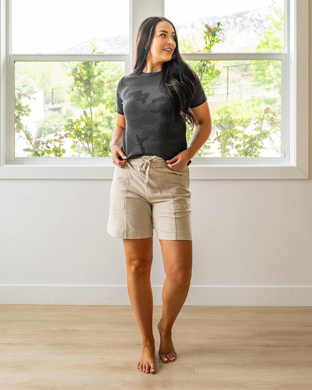 Pantalones cortos tipo club - Beige arena