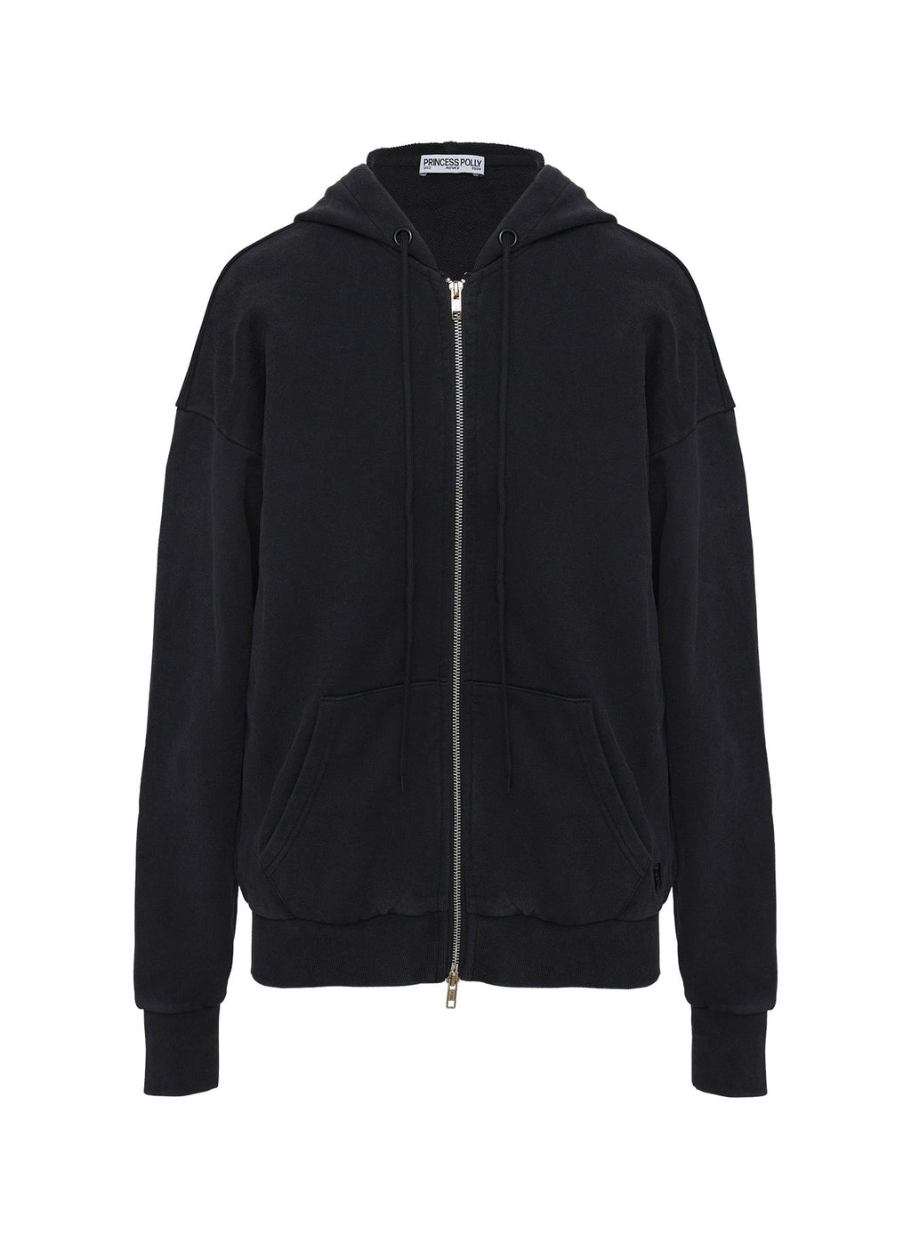 Sudadera con capucha extragrande All Day, negro lavado