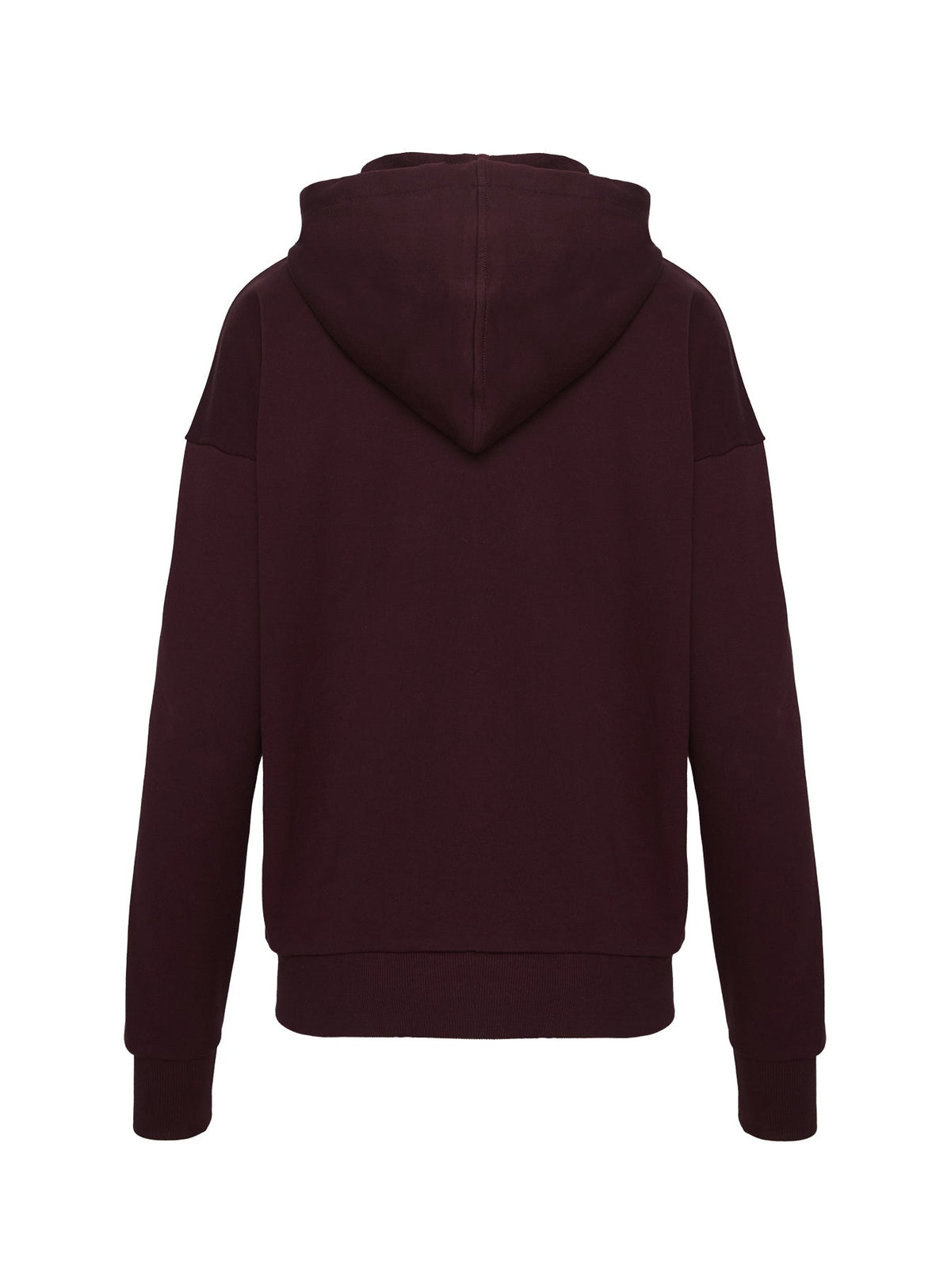 Sudadera oversize All Day color vino