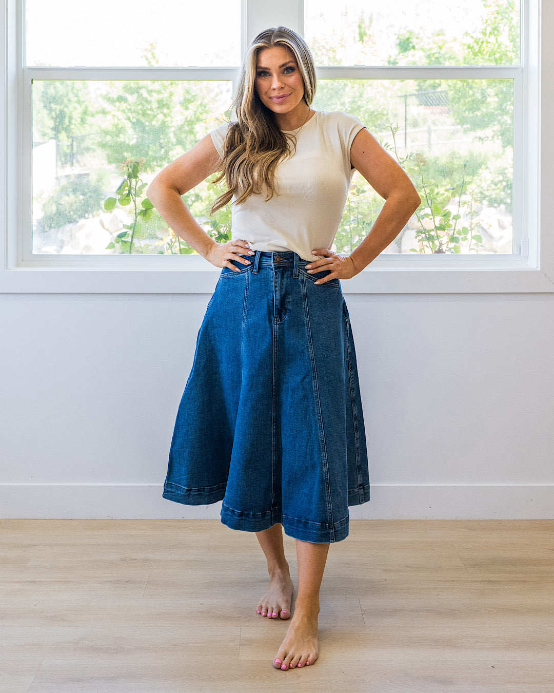 Falda vaquera Judy Blue Lasso
