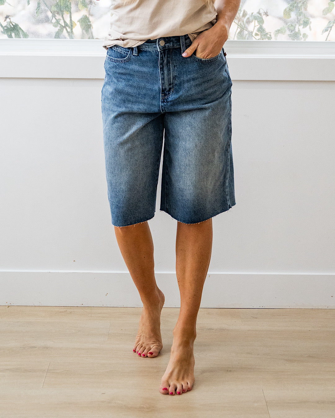 Shorts de mezclilla rígida Magic Junie de Judy Blue EN OFERTA