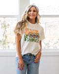 Camiseta Sunflower marfil