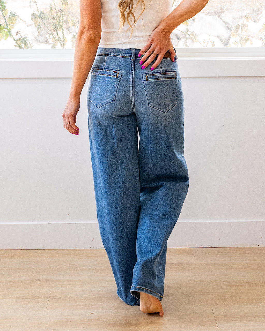 Jeans Judy Blue Joey Trouser Column - Cortos, Regulares y Largos