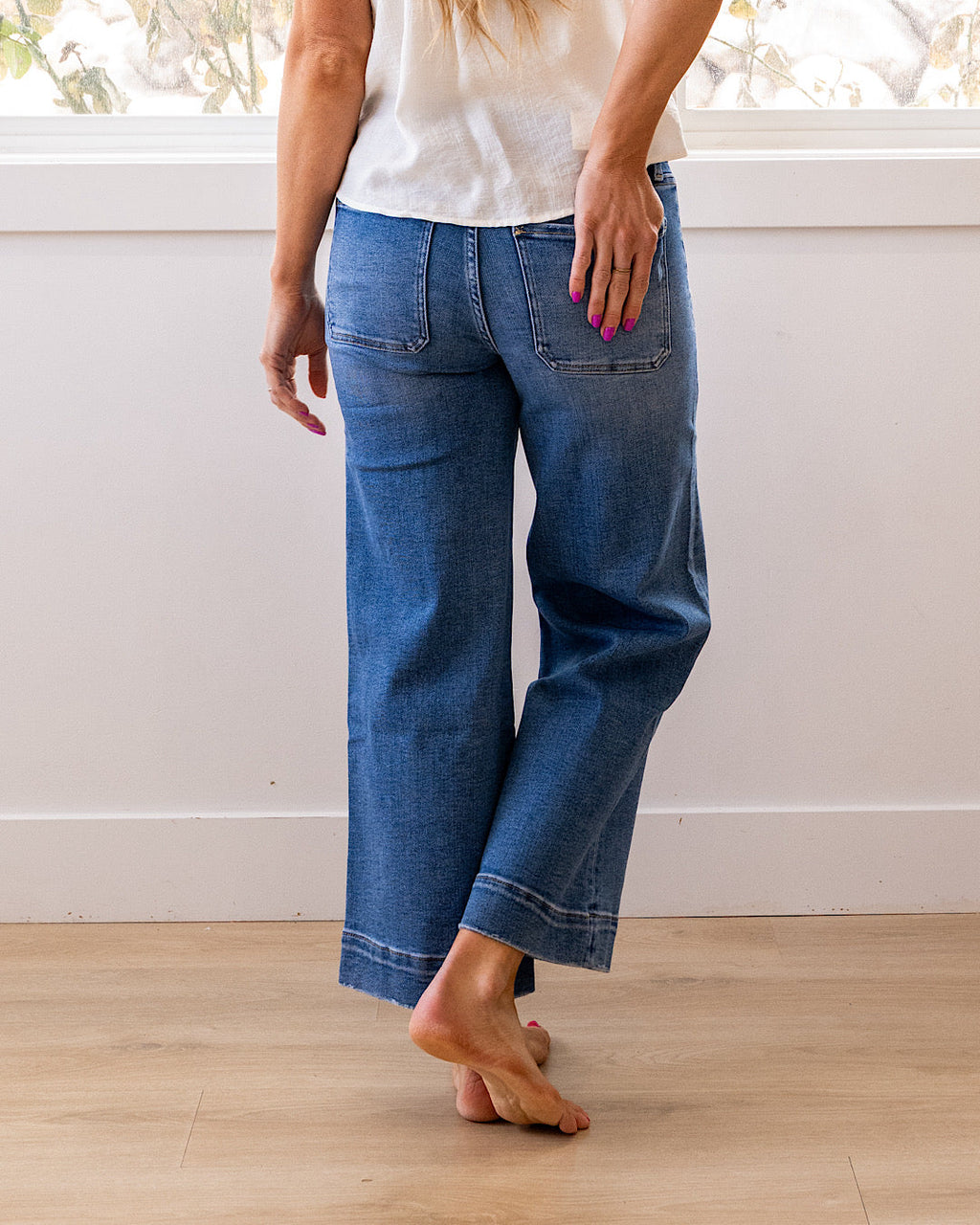 Jeans de pierna ancha Celeste de Lovervet
