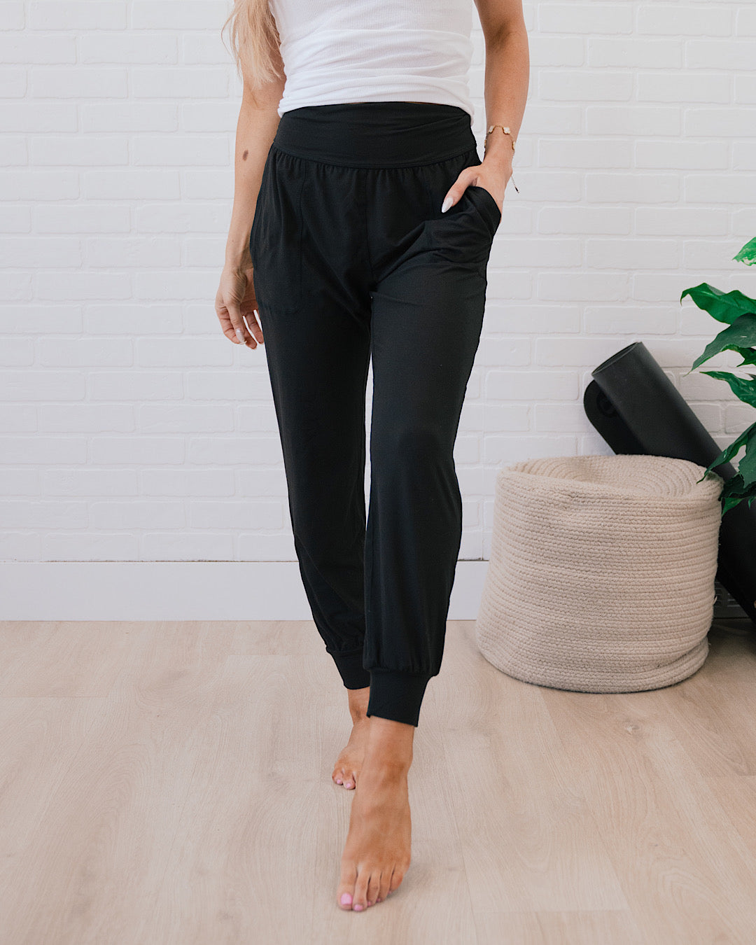 Pantalones de yoga - Negro
