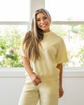 Top de tela scuba Macey - Lemonilla