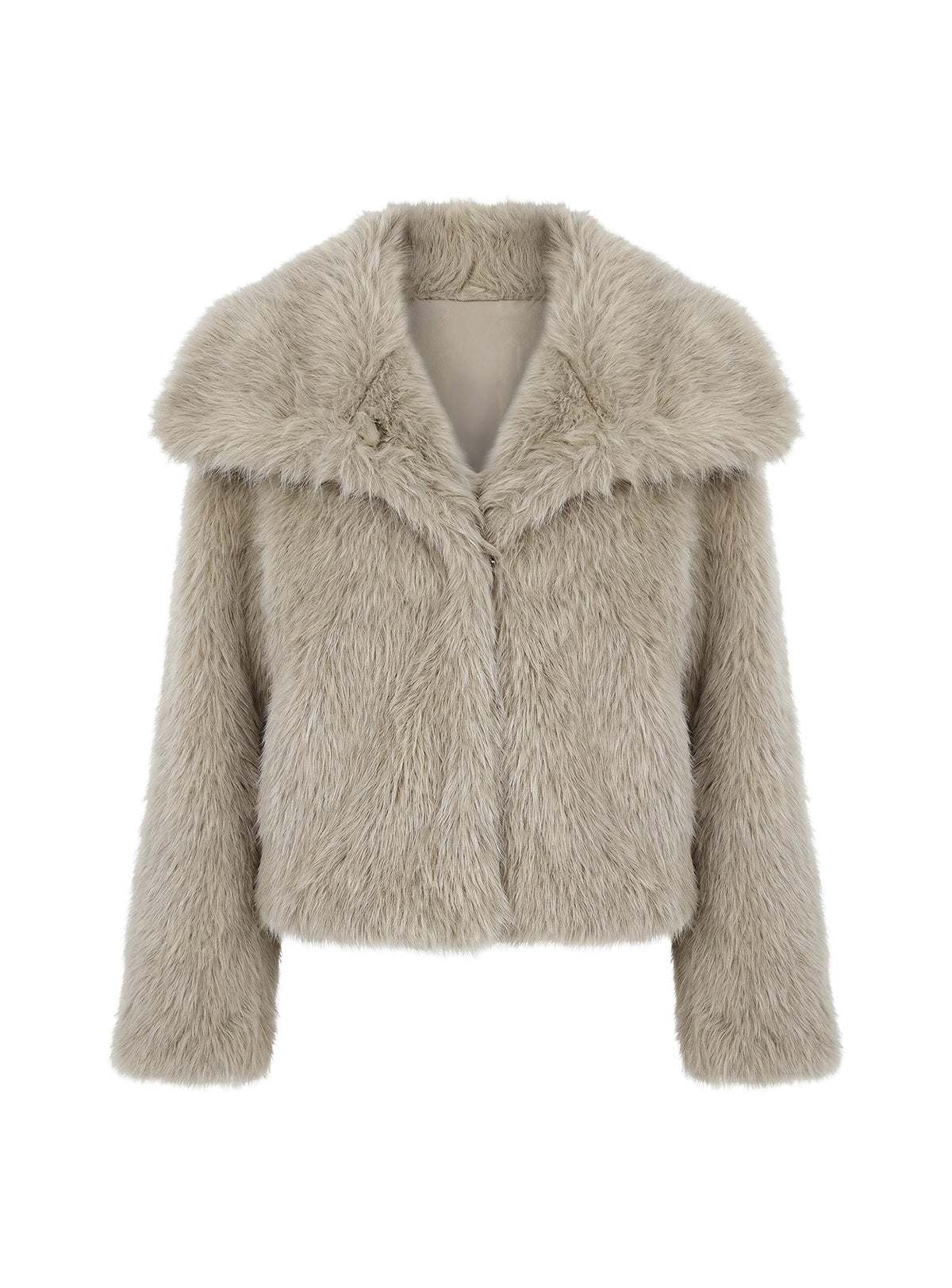 Chaqueta de piel sintética Wayland gris