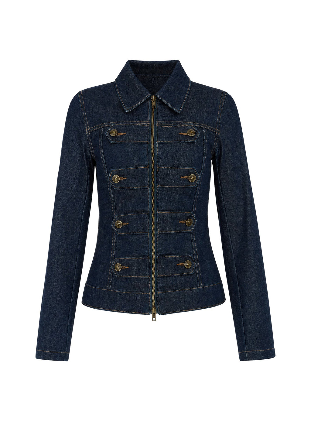 Chaqueta vaquera con hebilla Cristen Cadet color índigo