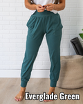 Joggers de yoga - Verde Everglade