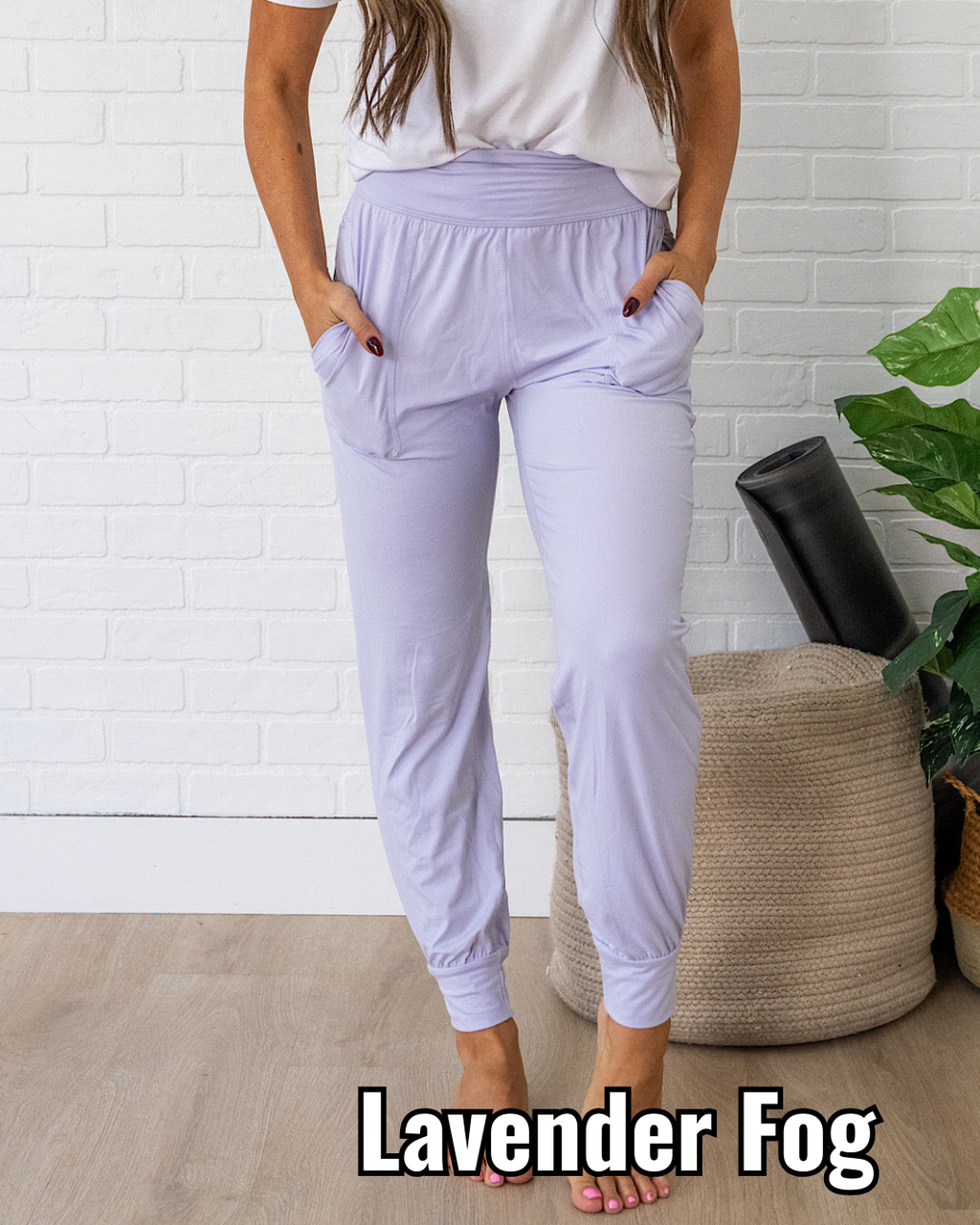 Joggers de yoga - Niebla de lavanda