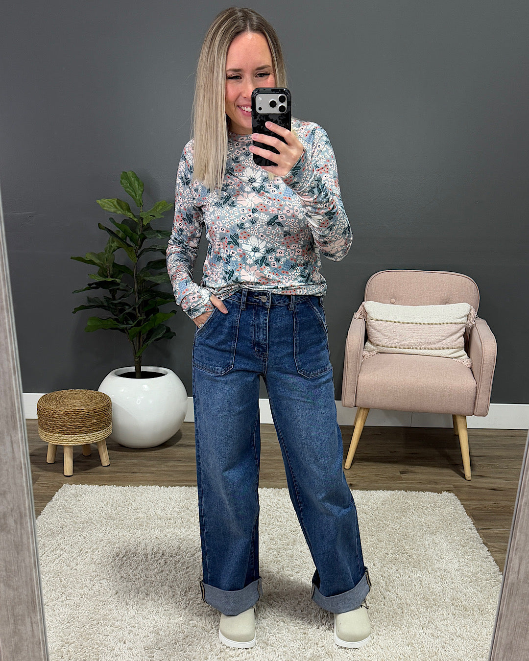 Jeans KanCan Elsie 90's de pierna ancha VENTA FINAL