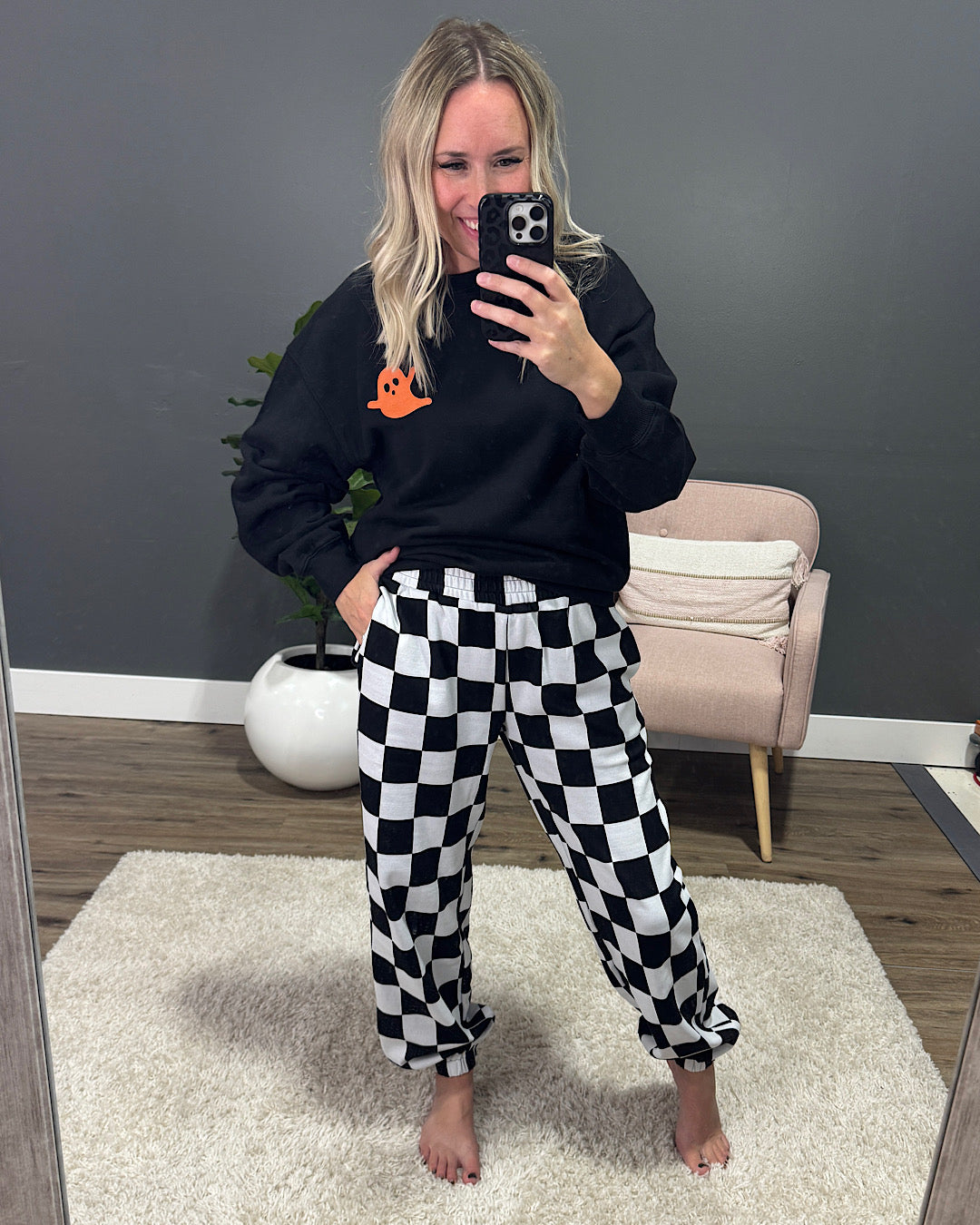 Joggers a cuadros Black Jack de Ampersand Ave