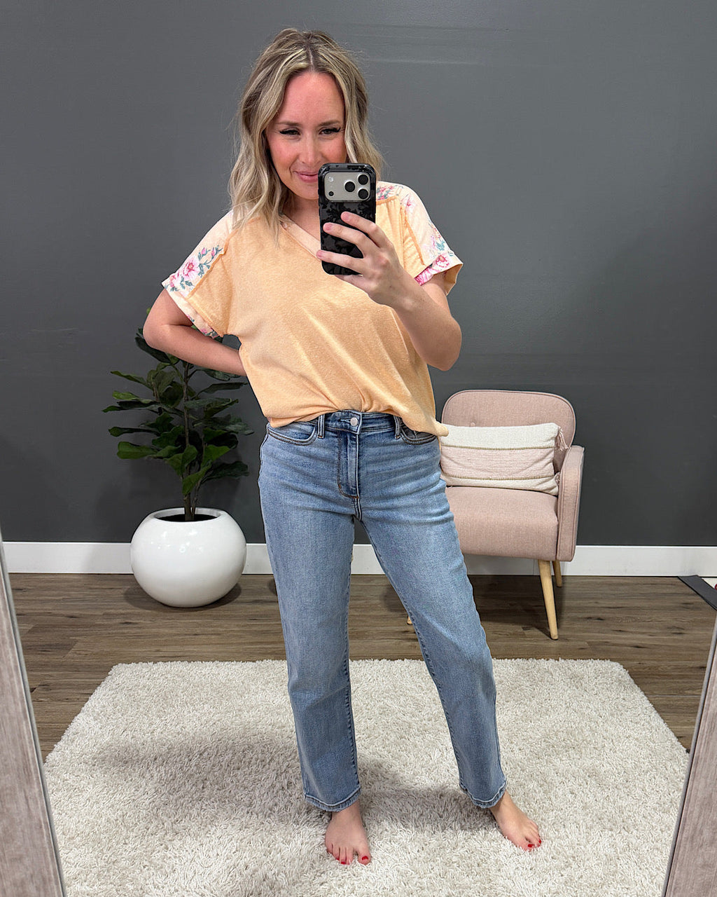 Jeans rectos sin roturas Judy Blue Deanna
