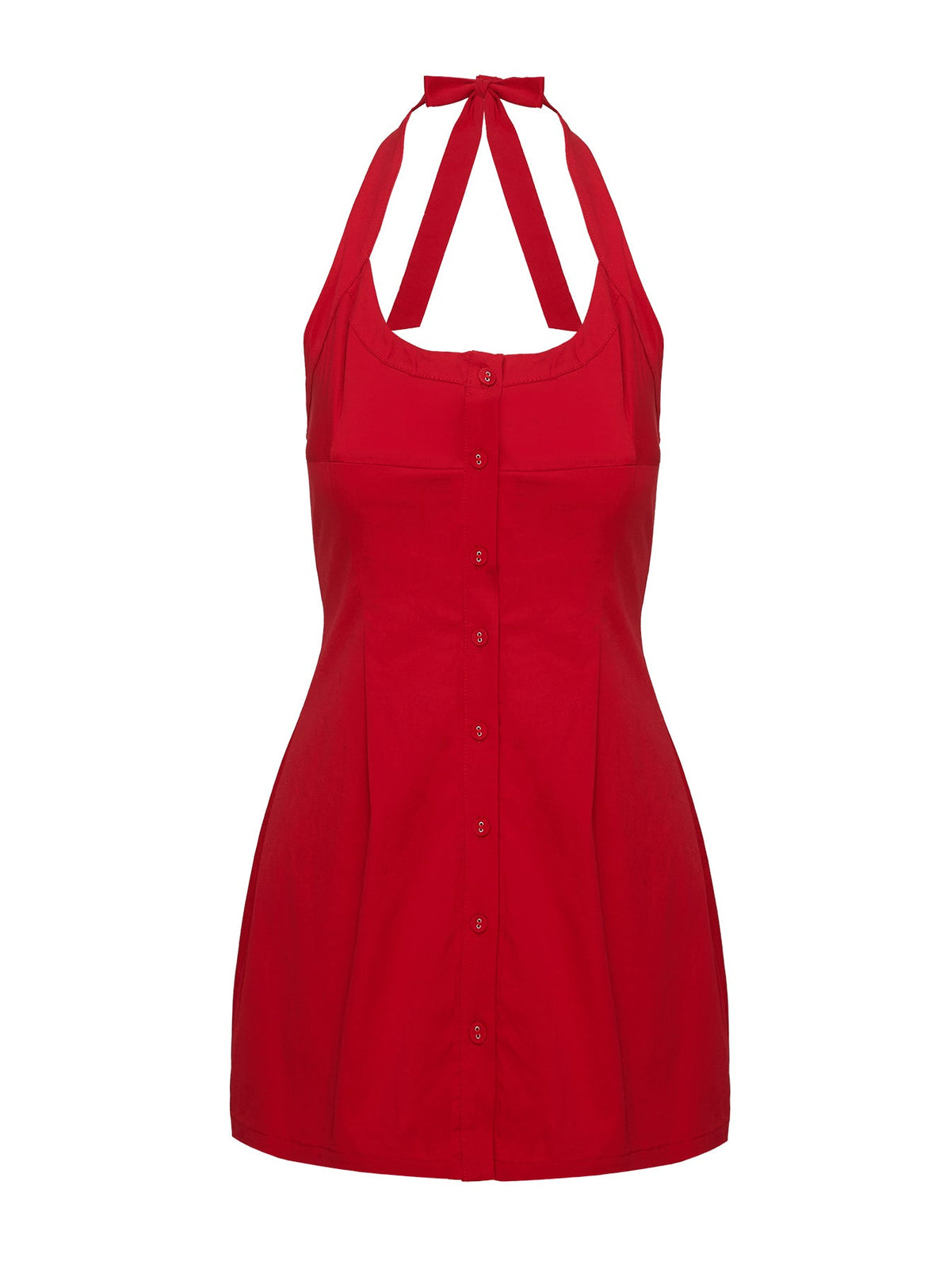 Minivestido Halter Mallorie Rojo