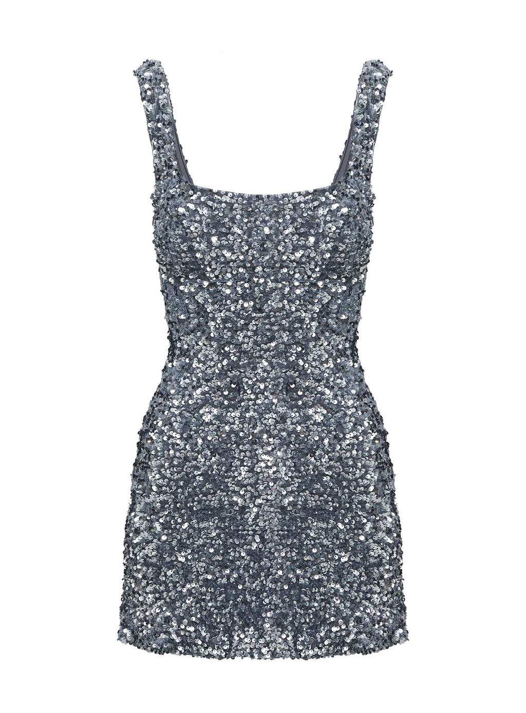Minivestido de lentejuelas Miss Me plateado