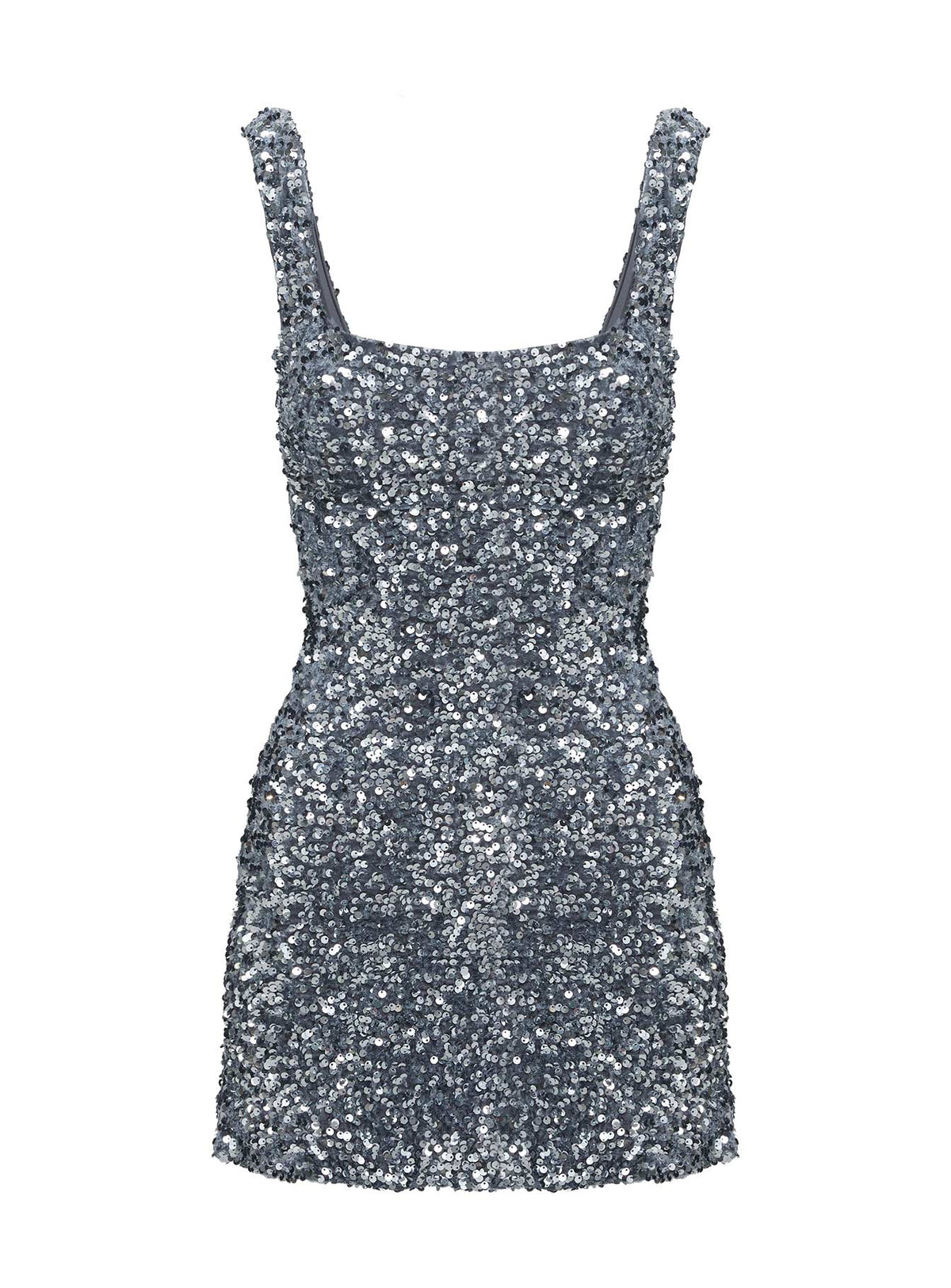 Minivestido de lentejuelas Miss Me plateado
